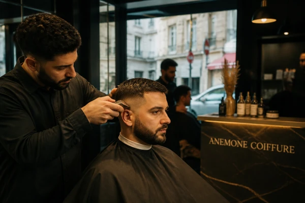 Barbier dégradé américain homme Paris 14