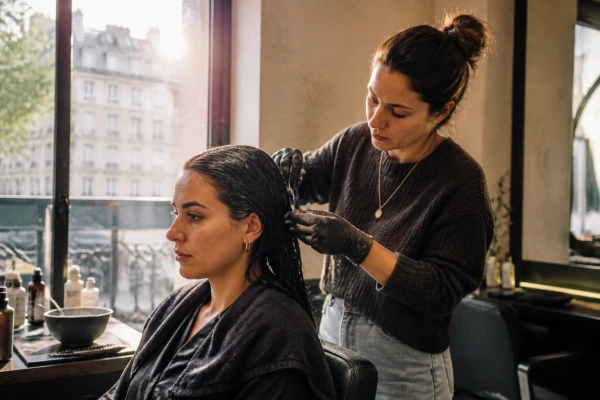 Lissage semi-permanent cheveux épais Châtillon