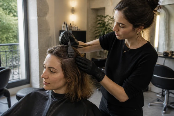 Soin botox capillaire cheveux ternes Paris 14