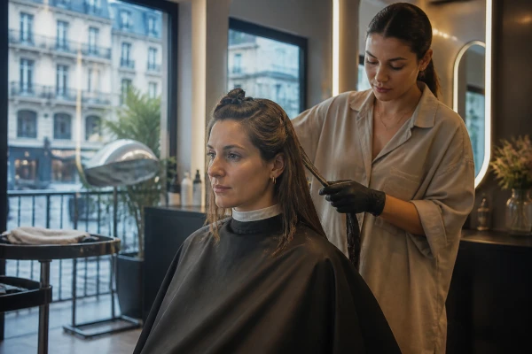 Soin restructurant après lissage chimique Châtillon